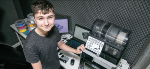 Main image for Engineering prodigy Ciaran has designs on his own business