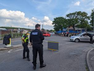 The police operation took place on Brierley Road, Grimethorpe.