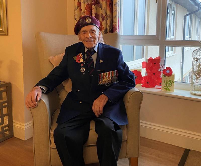 Main image for Centenarian celebrates Remembrance Day