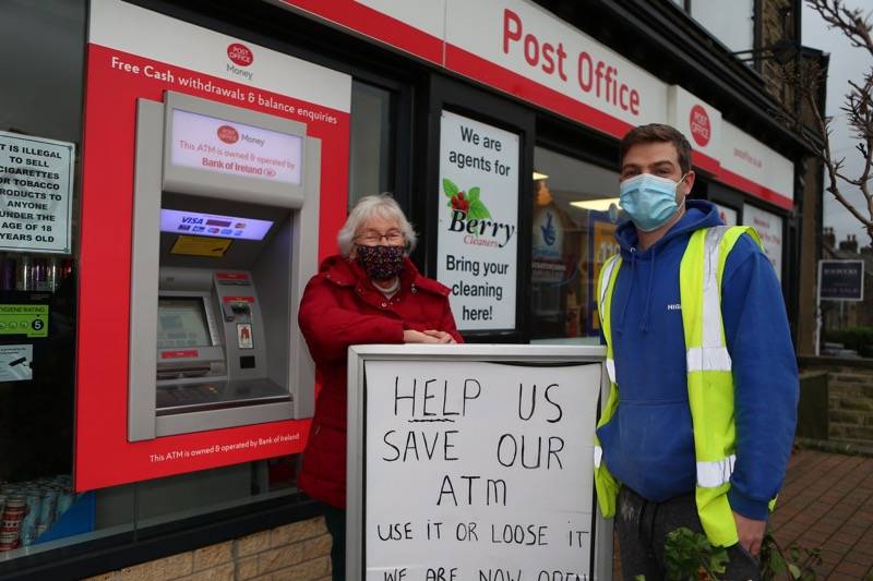 Main image for Community urged to support bid to retain 'lifeline' cash machine