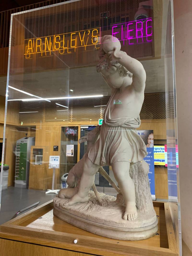Main image for Sculpture now on display in Barnsley library
