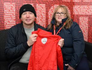 Main image for Reds' players help launch homeless support  drive