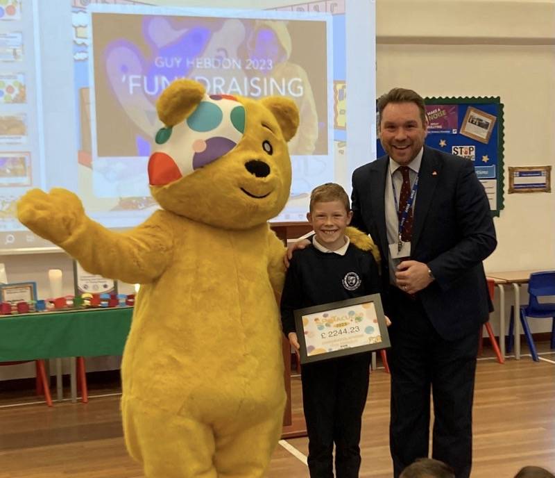 Main image for Young Guy gets special thanks from Pudsey