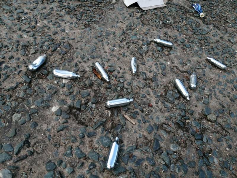Main image for 'Gas canisters are dangerous' warns parish councillor