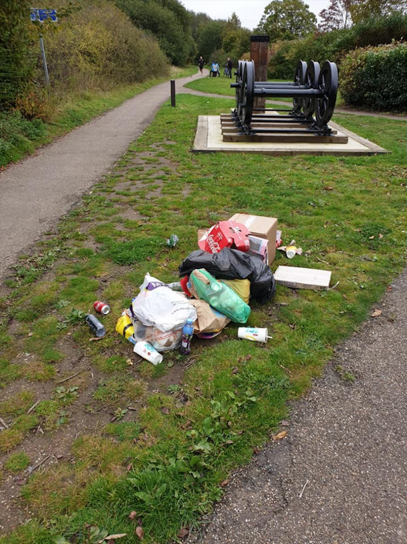 Main image for 'Disgusting' waste ditched on a Stairfoot field