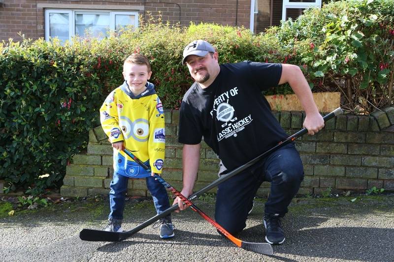 Main image for Ice hockey fan Matthew pucks a lot of effort into his fundraising