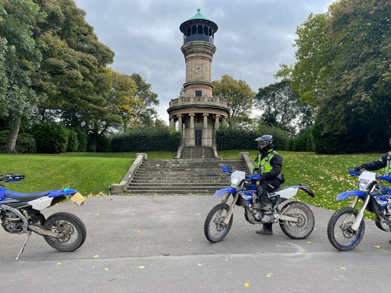 Main image for Police clamp down on off road bikers in park