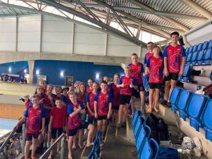 Main image for Young swimmers celebrate success