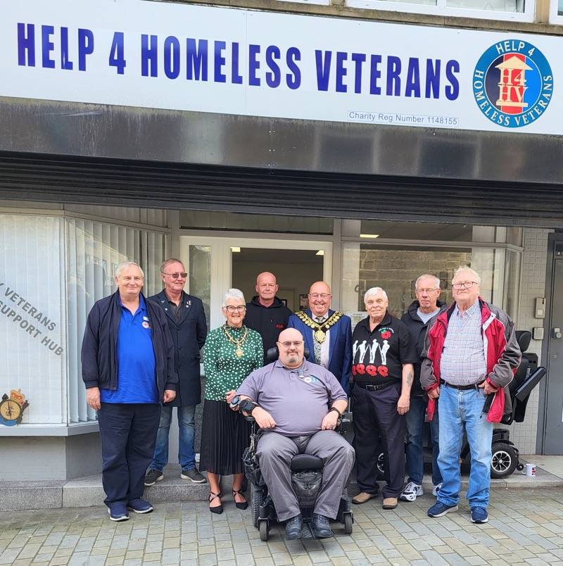 Main image for Veterans' charity welcomes mayor