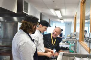 Main image for Leading chef guides College students