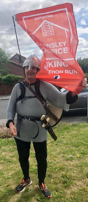 Main image for Darton man to run marathon as a viking