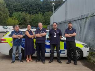 Main image for Automotive tech students get VIP insight into South Yorkshire Police's vehicle provision