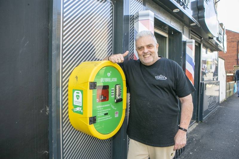 Main image for Tony says thanks as defib back in place