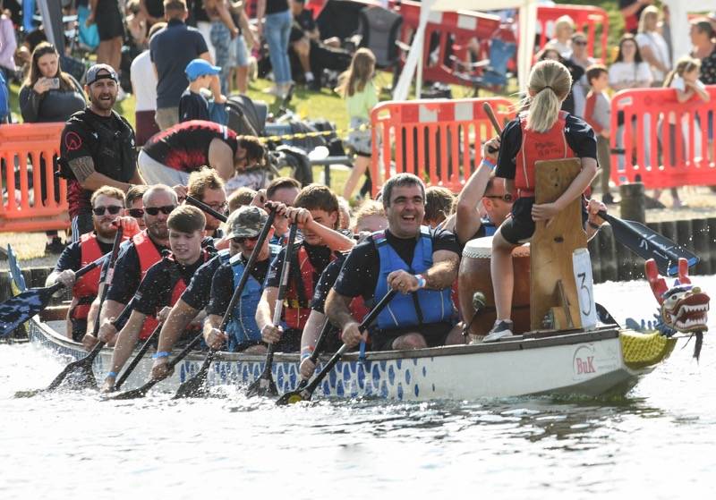 Main image for Dragon boat race an 'overwhelming success'