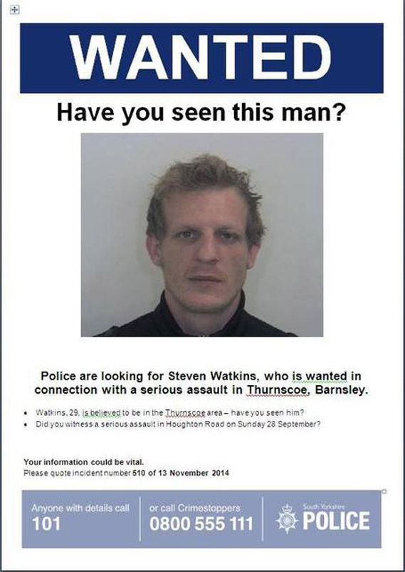 Main image for Police Circulate Posters Of Wanted Man