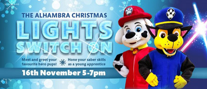 Main image for Alhambra announces light switch on and late night shopping details