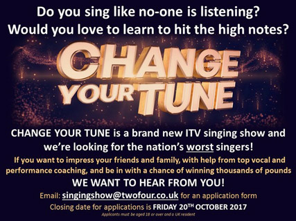 Main image for Singing show wants Barnsley contestants