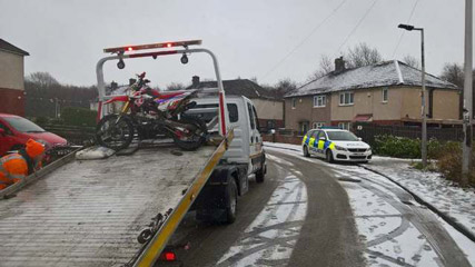 Main image for Police seize off road bike