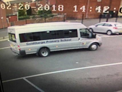 Main image for Stolen minibus found torched