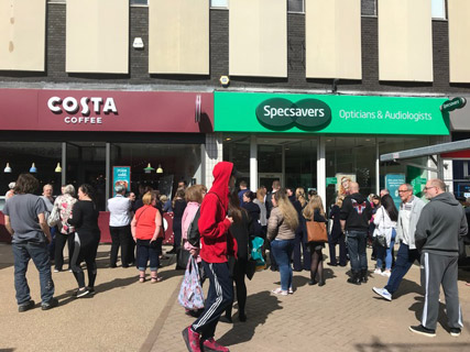 Main image for Town Centre shops evacuated 