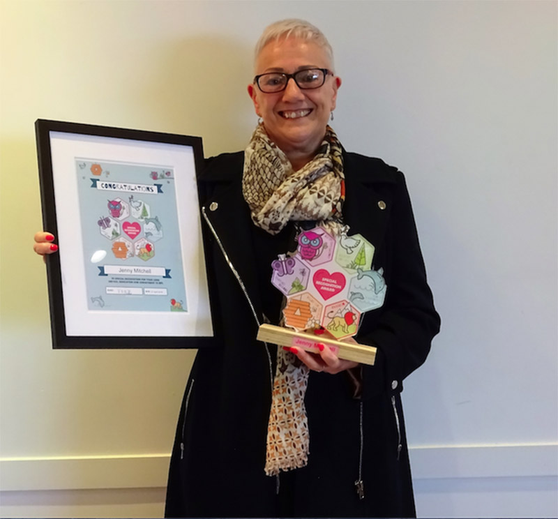 Main image for Woman retires after 40 years service