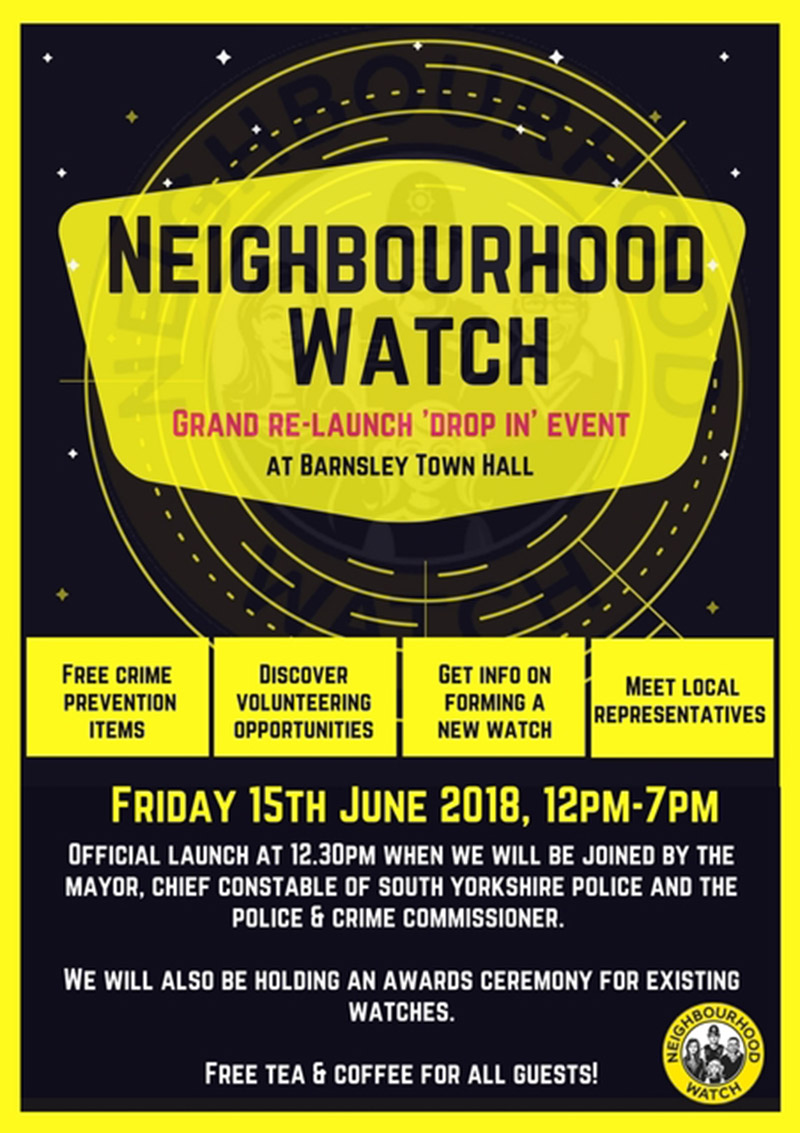 Main image for Neighbourhood Watch re-launching this Friday 