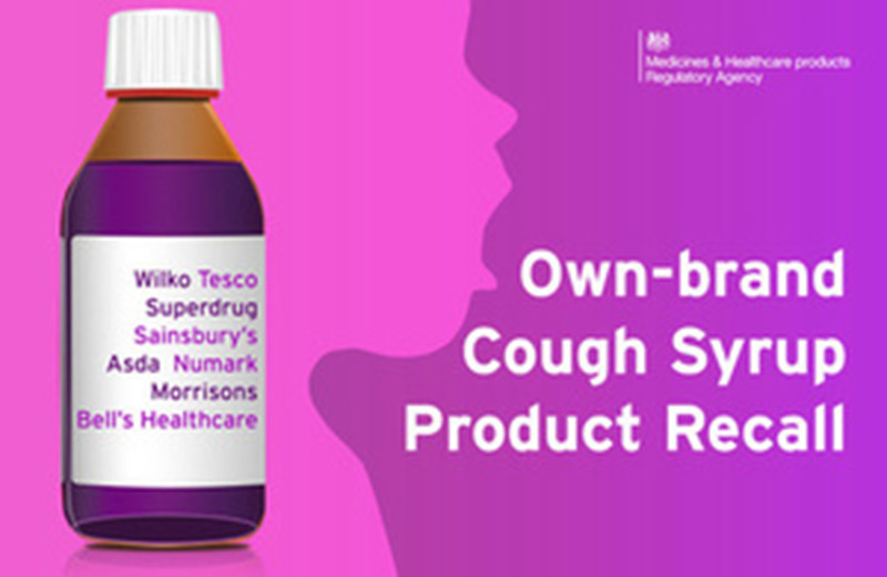 Main image for Children's blackcurrant cough syrup recall 