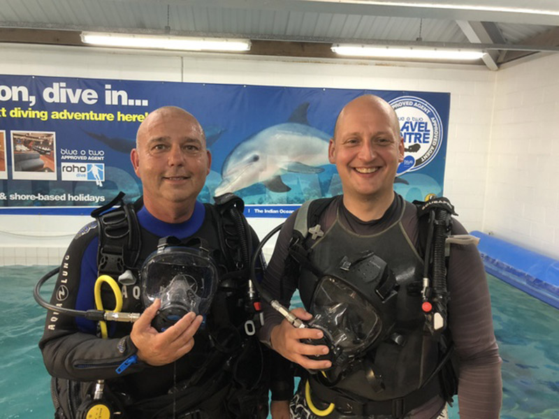 Main image for Men to take on Scuba dive challenge