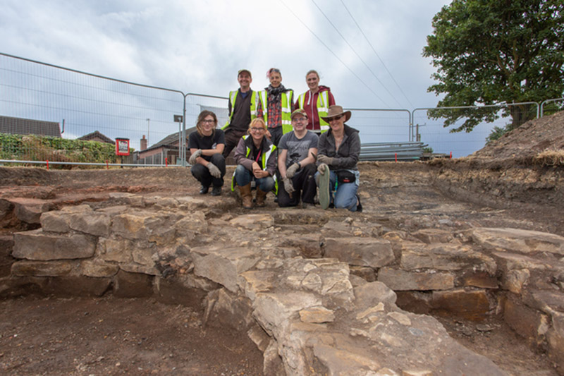Main image for Archaeological dig uncovers building remains