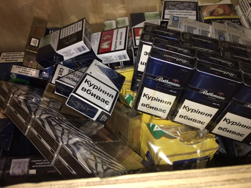 Main image for Cigarettes seized from various businesses