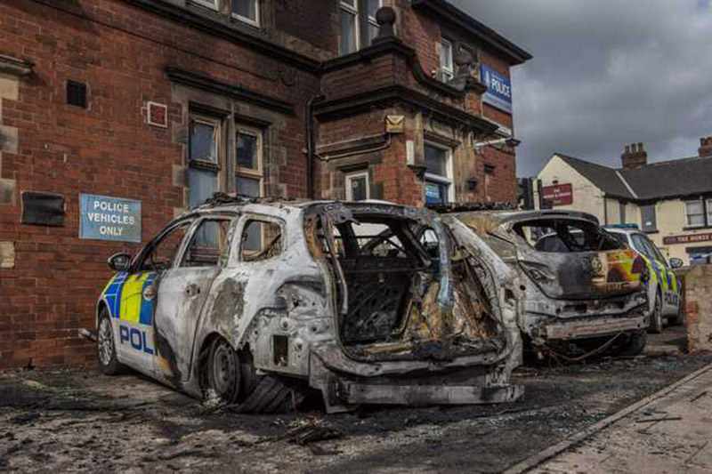 Main image for Three arrested following arson