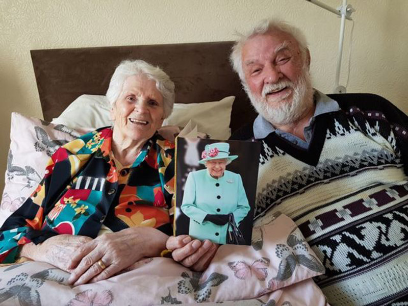 Main image for Devoted couple celebrate 74 years of marriage