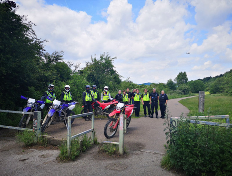 Main image for Police's lapel campaign to tackle off road bikers