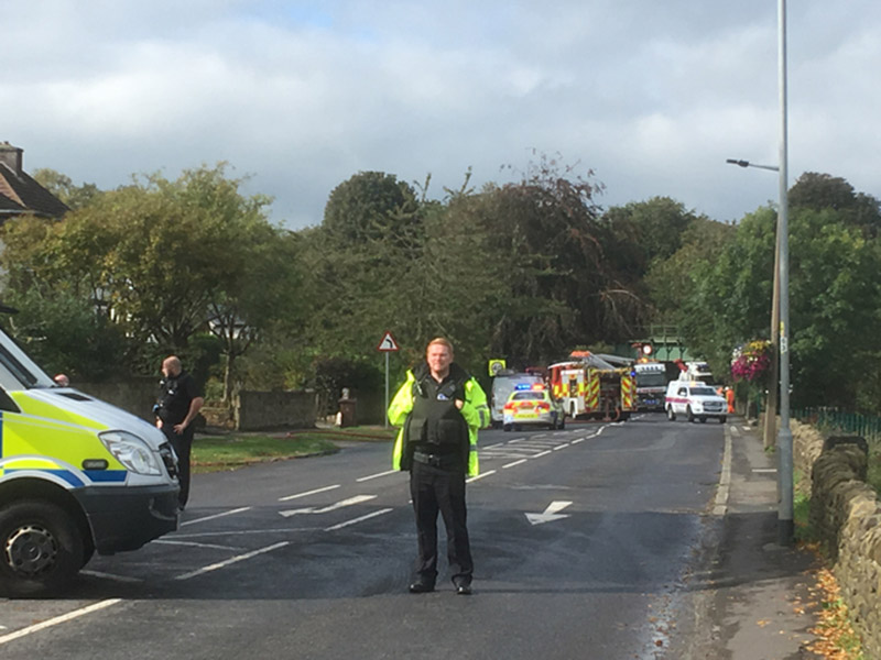 Main image for Road closed following spillage