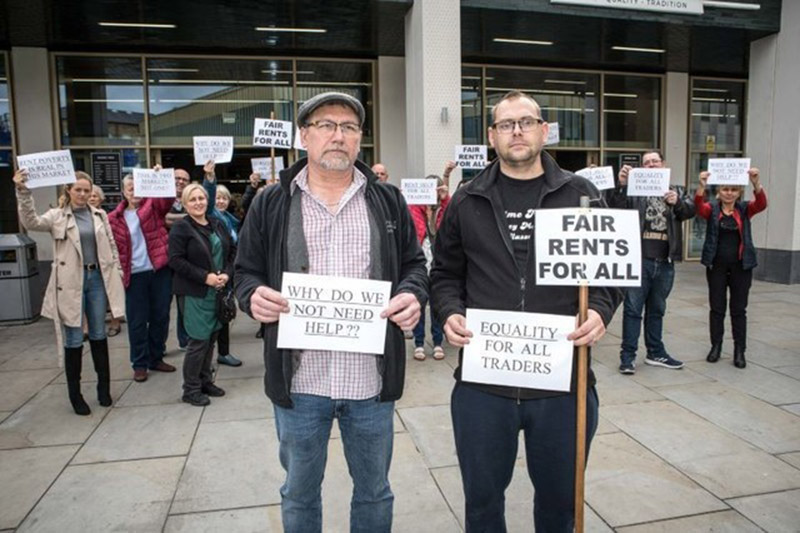 Main image for Protest at two-tier market rents