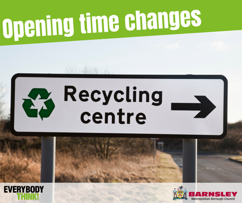 Main image for Changes to recycling centre opening times